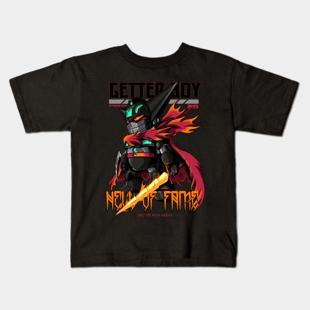 Getter Boy Alternate Version Kids T-Shirt by Atrians